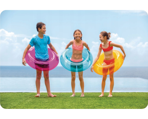 Коло надувне для плавання INTEX 59260 помаранчеве, 76 см