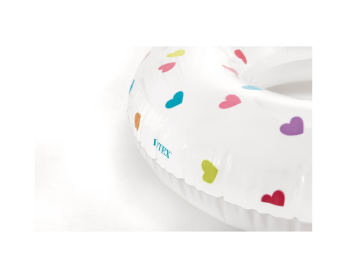 Коло надувне для плавання INTEX 59259 Серця, 81 см