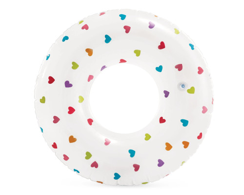 Коло надувне для плавання INTEX 59259 Серця, 81 см