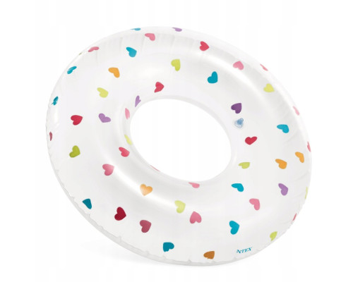 Коло надувне для плавання INTEX 59259 Серця, 81 см