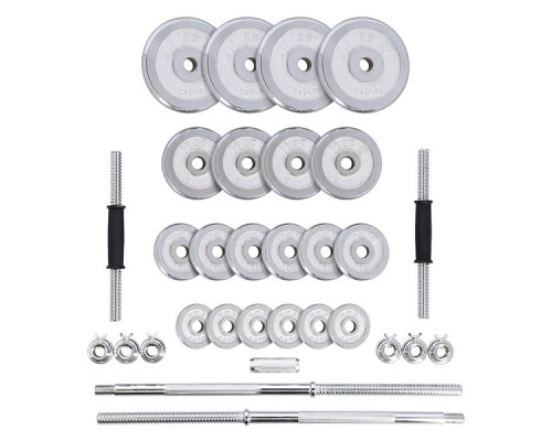 Гантелі розбірні хромовані в кейсі HMS STC50 50 кг