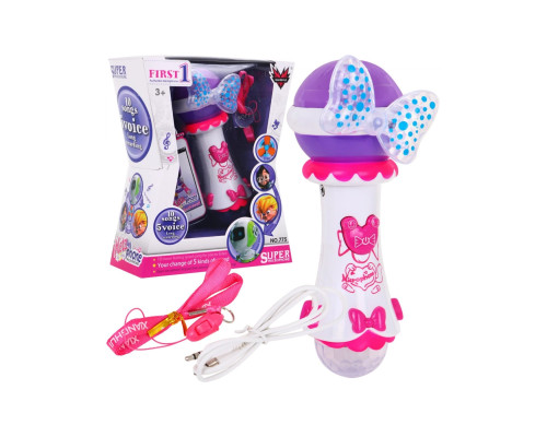 Дитячий караоке мікрофон 3+
