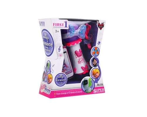 Дитячий караоке мікрофон 3+