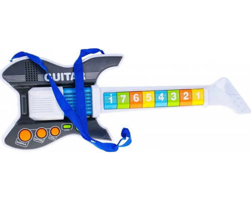 Дитяча кольорова електрогітара 3+ + мікрофон ZMU.HK-8178C