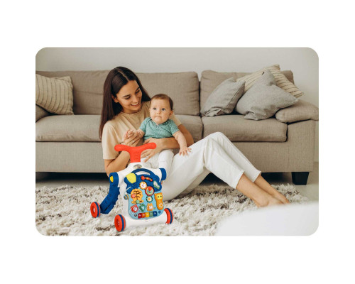 Каталка 4-в-1 інтерактивна Ricokids