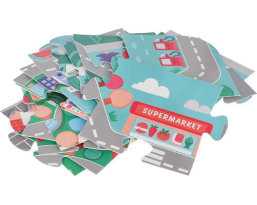 Дерев'яні міські кубики для дітей 3+