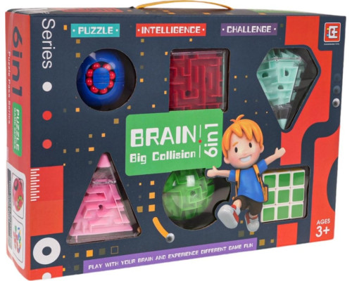 Дитячий набір з 6 логічних/інтелектуальних ігор ZKP.F-701