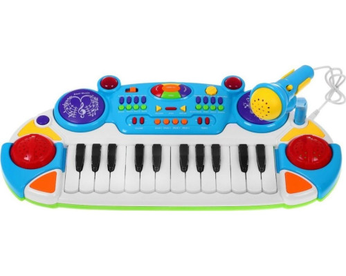 Дитячий синтезатор + Малі барабани + Мікрофон  3+