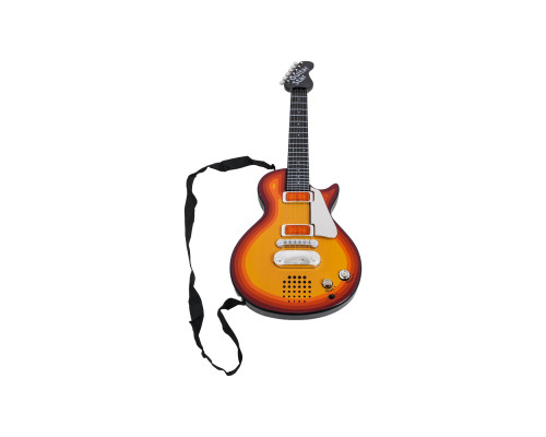 Дитяча електрогітара + навушники з мікрофоном Enjoy ZMU.HK-9080B.CR, помаранчева