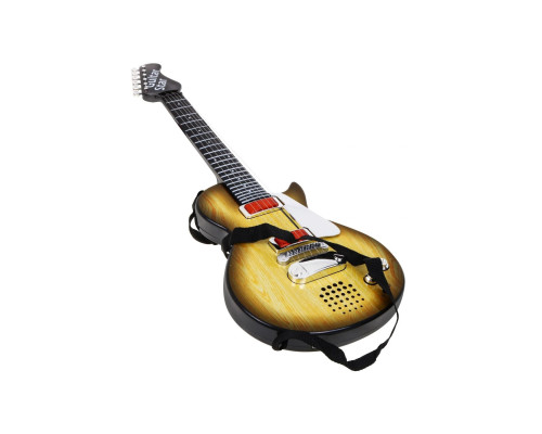 Дитяча електрогітара + навушники з мікрофоном Enjoy ZMU.HK-9080B.WOOD, коричнева