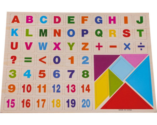 Дитяча дерев'яна таблиця + аксесуари ZDR.6707