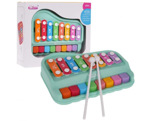 Дитячі піаніно та цимбали 2в1 зелені ZDN.2005.ZIE