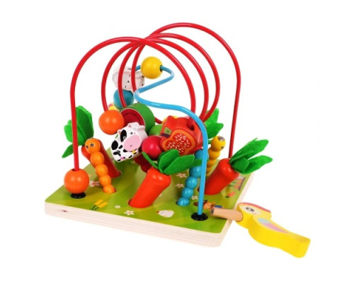 Дитячий багатофункціональний дерев'яний куб