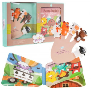 Пальчиковий театр з 5 елементів + книга про ферму Ramiz ZDZ.TL-56