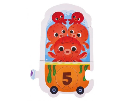 Дитяча навчальна математична гра вагончики ZGR.88860