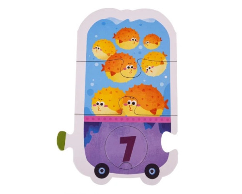 Дитяча навчальна математична гра вагончики ZGR.88860