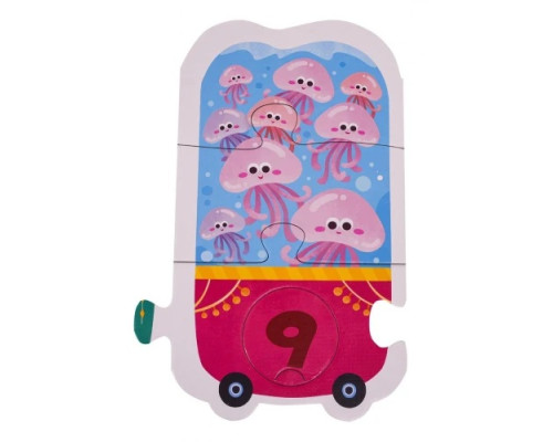 Дитяча навчальна математична гра вагончики ZGR.88860