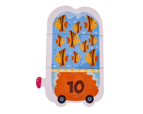 Дитяча навчальна математична гра вагончики ZGR.88860