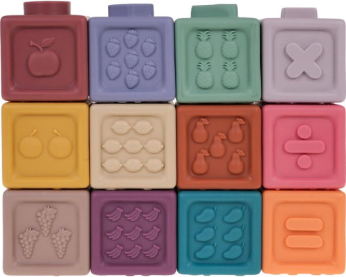 Дитячий набір сенсорних кубиків Цифри 12 ел. ZDN.628-43