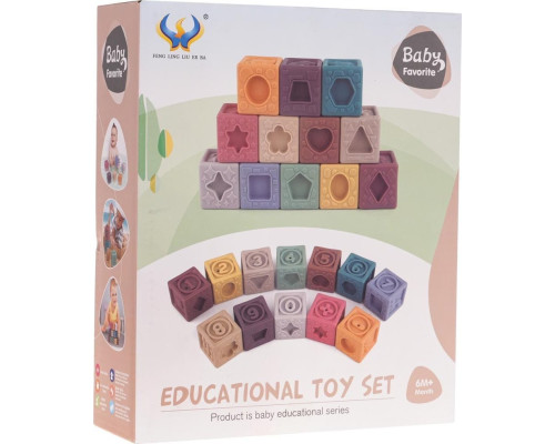 Дитячий набір сенсорних кубиків Цифри 12 ел. ZDN.628-43