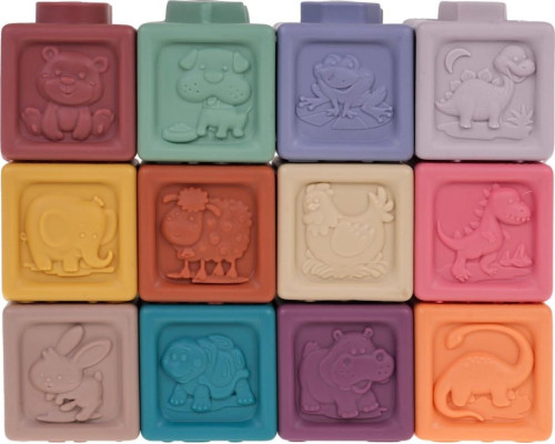 Дитячий набір сенсорних кубиків Цифри 12 ел. ZDN.628-43