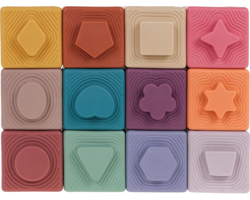 Дитячий набір сенсорних кубиків Цифри 12 ел. ZDN.628-43