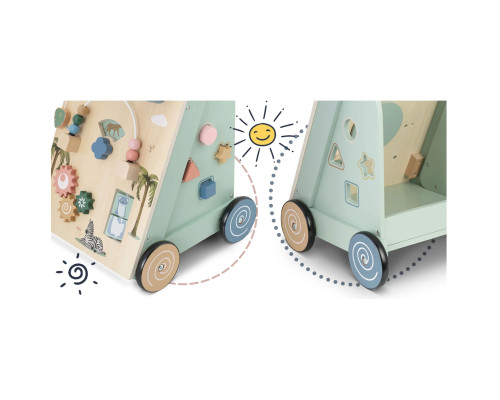 Дитяча каталка дерев'яна Nukido NK-857