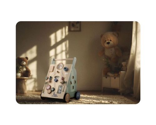 Дитяча каталка дерев'яна Nukido NK-857