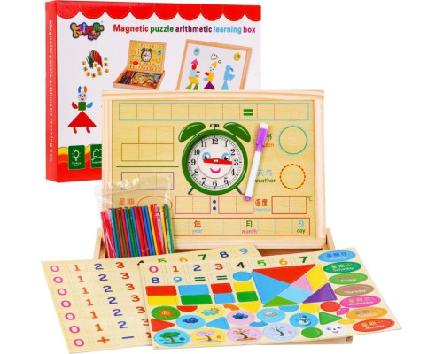 Дерев'яна магнітна дошка для дітей 3+
