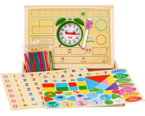 Дерев'яна магнітна дошка для дітей 3+