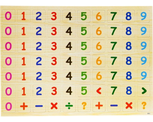 Дерев'яна магнітна дошка для дітей 3+