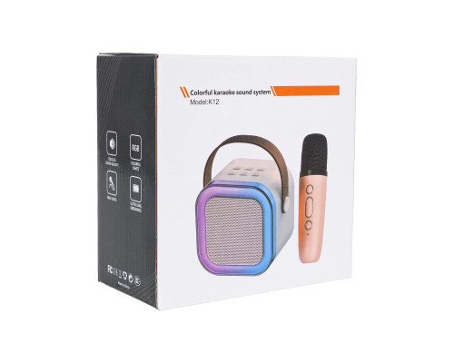 Дитячий караоке мікрофон Ramiz K12 + колонка