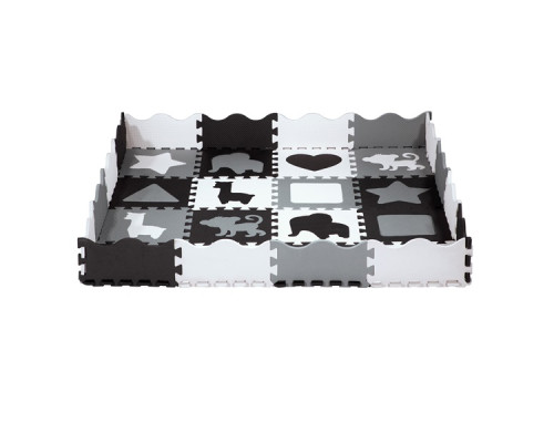 Пазл з манежем MD03 KID'S PLAYPEN GREY 140x140CM NILS FUN 36 елементів Пазл з манежем MD03 KID'S PLAYPEN GREY 140x140CM NILS FUN 36 елементів