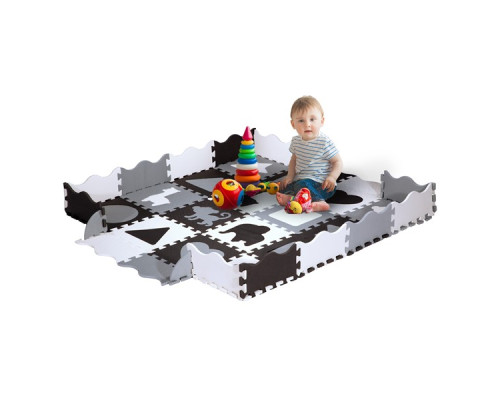 Пазл з манежем MD03 KID'S PLAYPEN GREY 140x140CM NILS FUN 36 елементів Пазл з манежем MD03 KID'S PLAYPEN GREY 140x140CM NILS FUN 36 елементів
