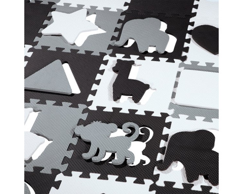 Пазл з манежем MD03 KID'S PLAYPEN GREY 140x140CM NILS FUN 36 елементів Пазл з манежем MD03 KID'S PLAYPEN GREY 140x140CM NILS FUN 36 елементів