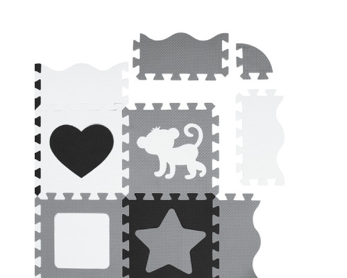 Пазл з манежем MD03 KID'S PLAYPEN GREY 140x140CM NILS FUN 36 елементів Пазл з манежем MD03 KID'S PLAYPEN GREY 140x140CM NILS FUN 36 елементів