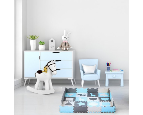 Пазл з манежем MD03 KID'S PLAYPEN MINT 140x140CM NILS FUN 36 елементів Пазл з манежем MD03 KID'S PLAYPEN MINT 140x140CM NILS FUN 36 елементів