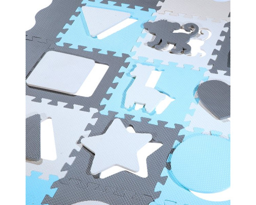 Пазл з манежем MD03 KID'S PLAYPEN MINT 140x140CM NILS FUN 36 елементів Пазл з манежем MD03 KID'S PLAYPEN MINT 140x140CM NILS FUN 36 елементів