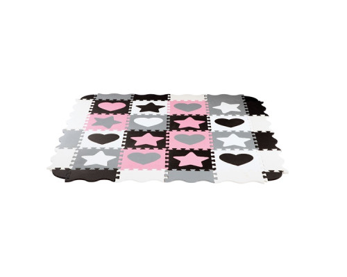 Пазл з манежем MD03 KID'S PLAYPEN PINK HEARTS 140x140CM NILS FUN 36 елементів Пазл з манежем MD03 KID'S PLAYPEN PINK HEARTS 140x140CM NILS FUN 36 елементів