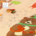 Дитячий розкладний килимок FOREST 190x150CM NILS FUN MD05