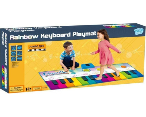 Великий музичний килимок, супербарвиста клавіатура