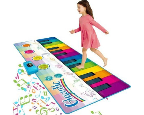 Великий музичний килимок, супербарвиста клавіатура