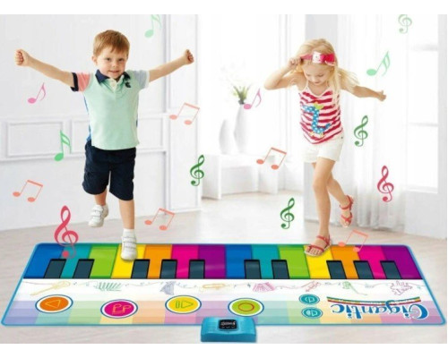 Великий музичний килимок, супербарвиста клавіатура