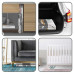 Килимок розкладний дитячий 200 x 180 x 1 см Nukido NK-340 Потяг-Земля