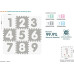 Дитячий килимок-пазл Ramiz 10019B3 32 х 32 см, 9 шт, біло-сірий