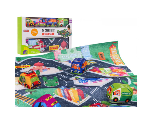 Килимок City + набір Soft Cars