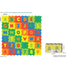 Дитячий килимок-пазл Ramiz 1083, 20 х 20 см 36 шт, різнокольоровй