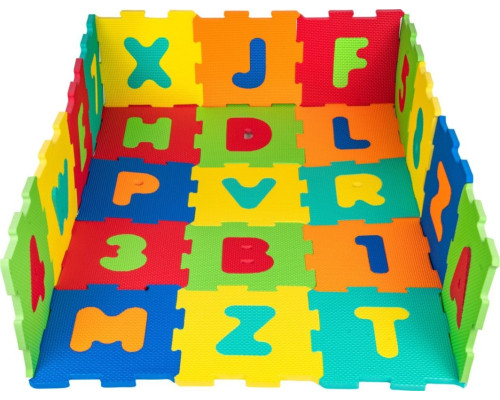 Дитячий килимок-пазл Ramiz 1083, 20 х 20 см 36 шт, різнокольоровй