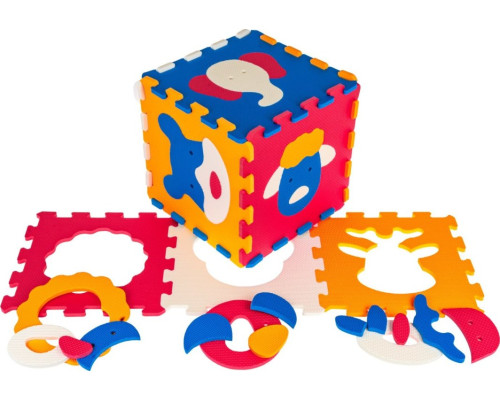 Дитячий килимок-пазл Ramiz 5511N9B Тваринки, 32 х 32 см 9 шт, різнокольоровий