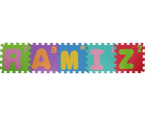 Дитячий килимок-пазл Ramiz 679C1, 31 х 31 см 26 шт, різнокольоровий